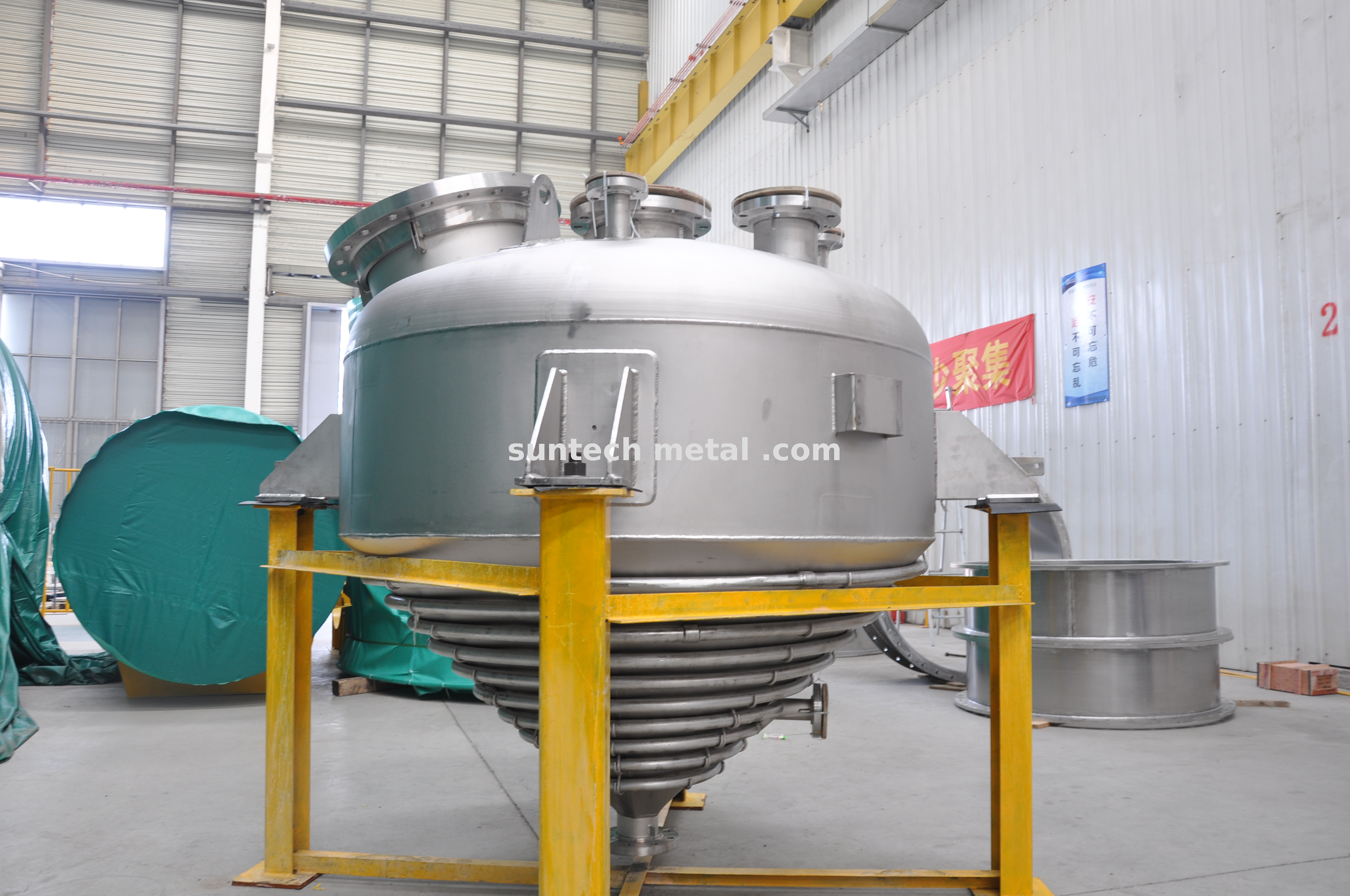 Helium ASME Titanium Pressure Vessel Heat Exchange