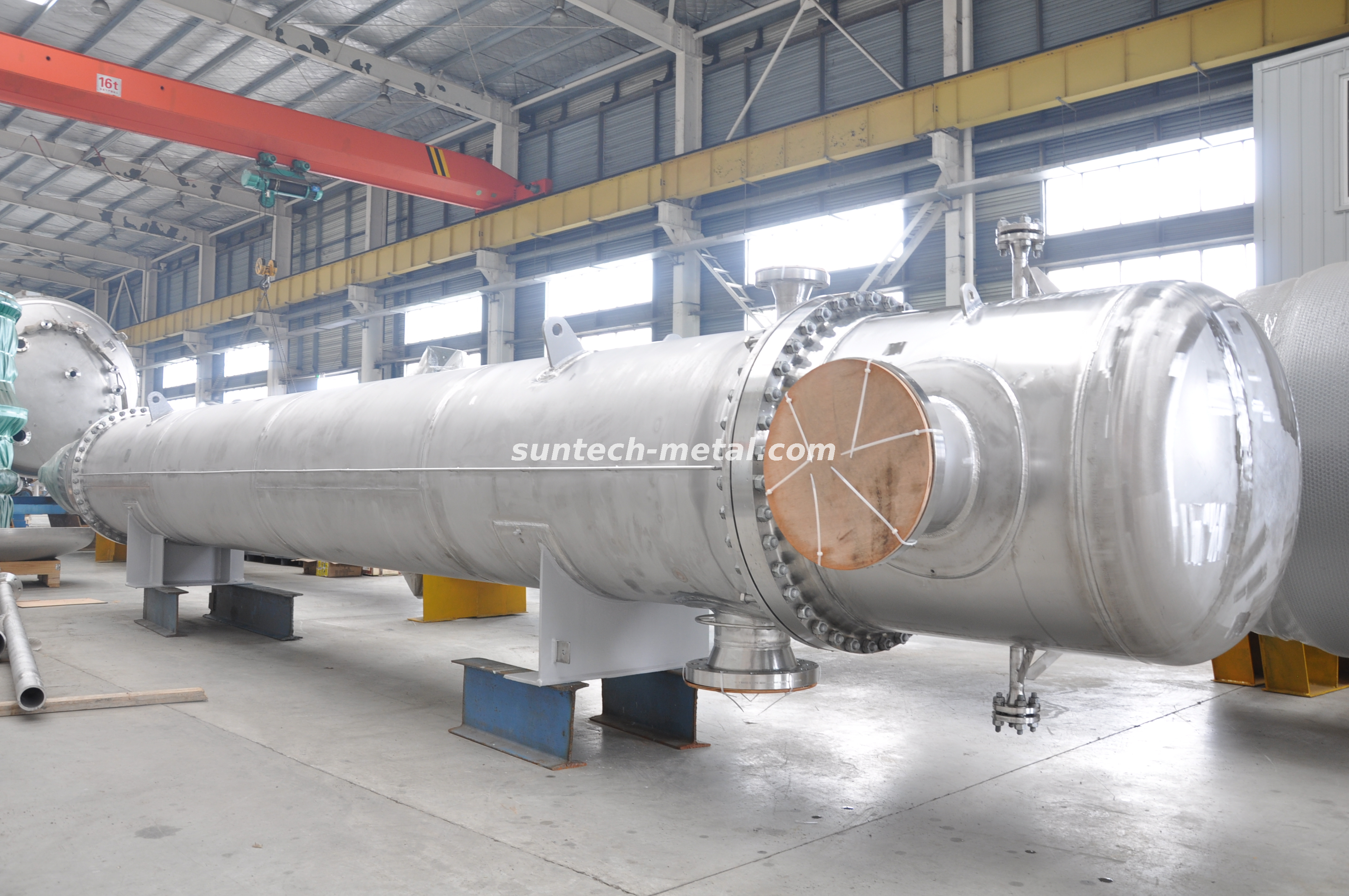 PED Tank Heat Exchanger Stainless Steel Pressure Vessel