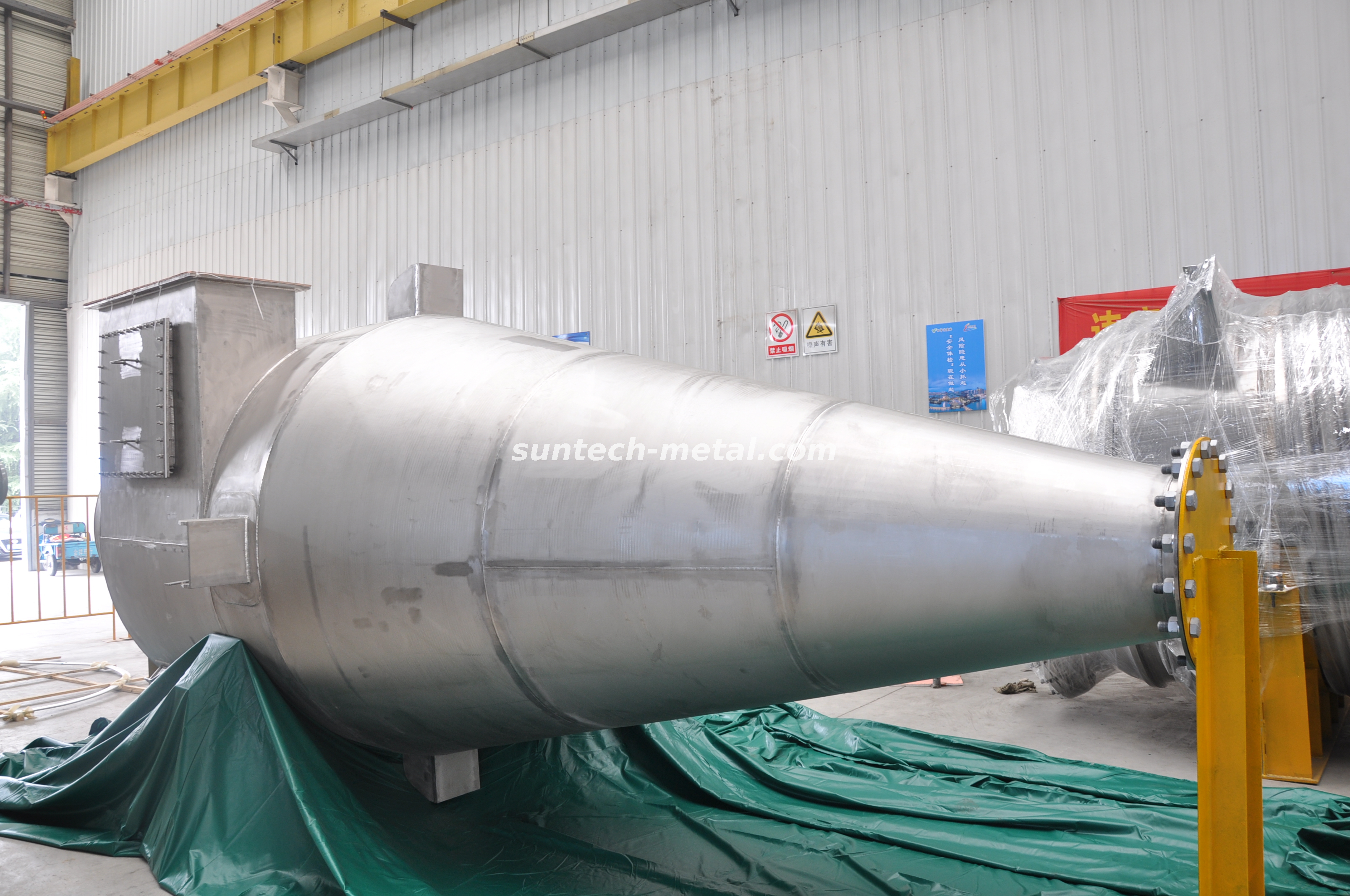 Exotic Metal PED Titanium Pressure Vessel Heat Exchange