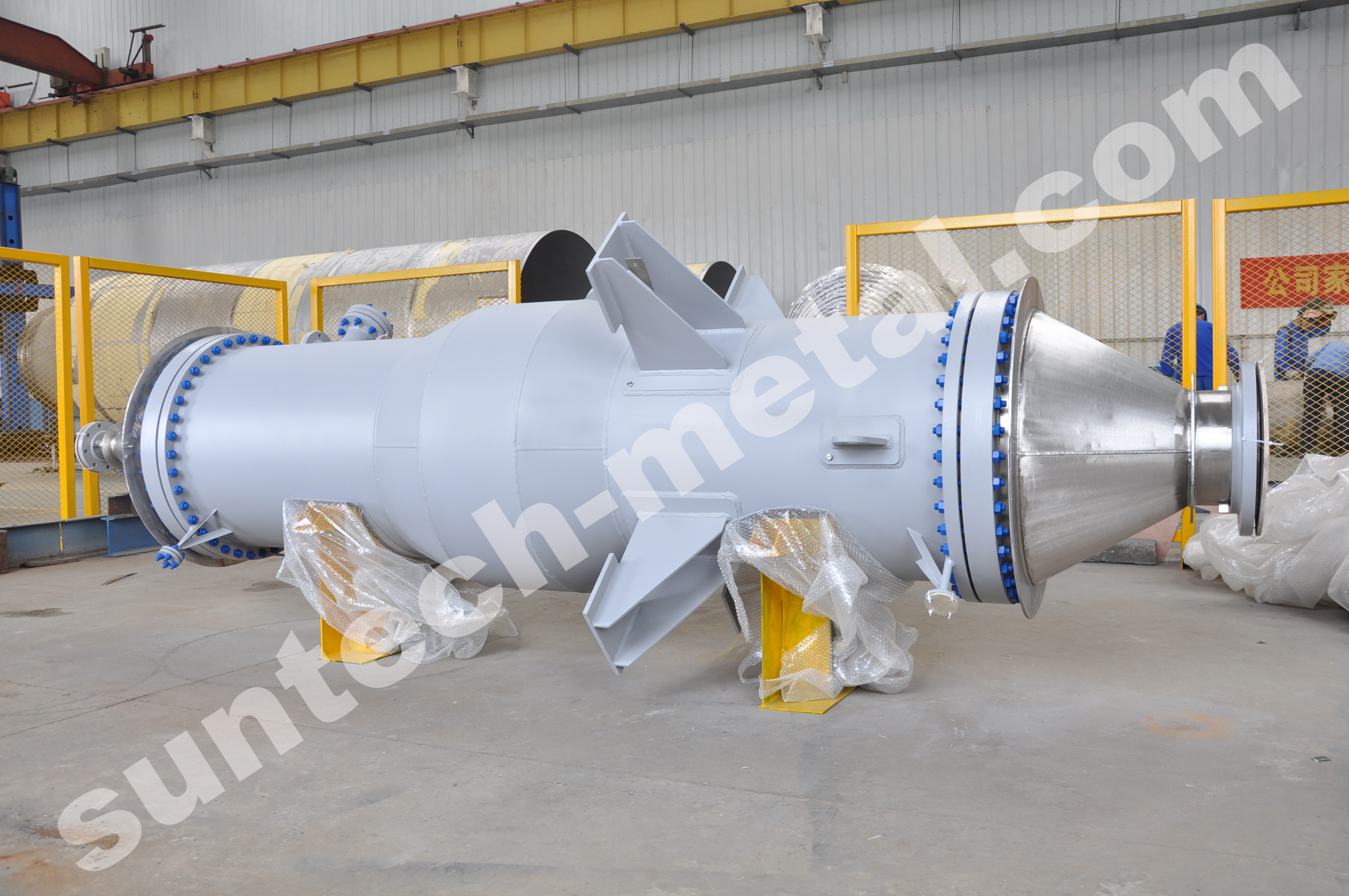 Nickel & Carbon Steel Clad N02201 /SA-516 Gr.70 1st Effect Evaporator for NaOH Industry