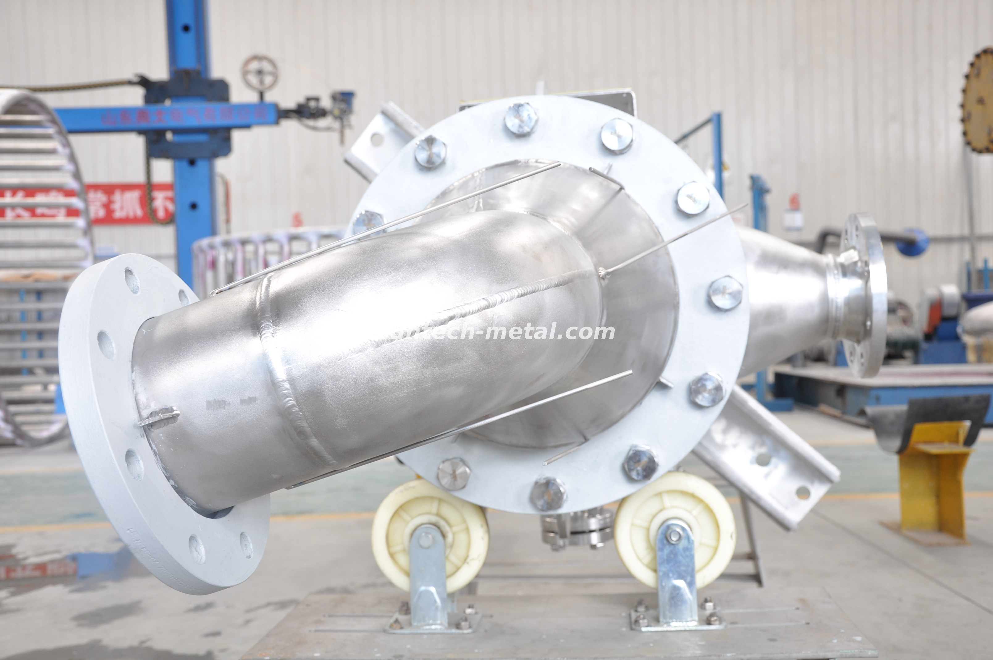 Helium EN13445 Titanium Pressure Vessel Heat Exchange