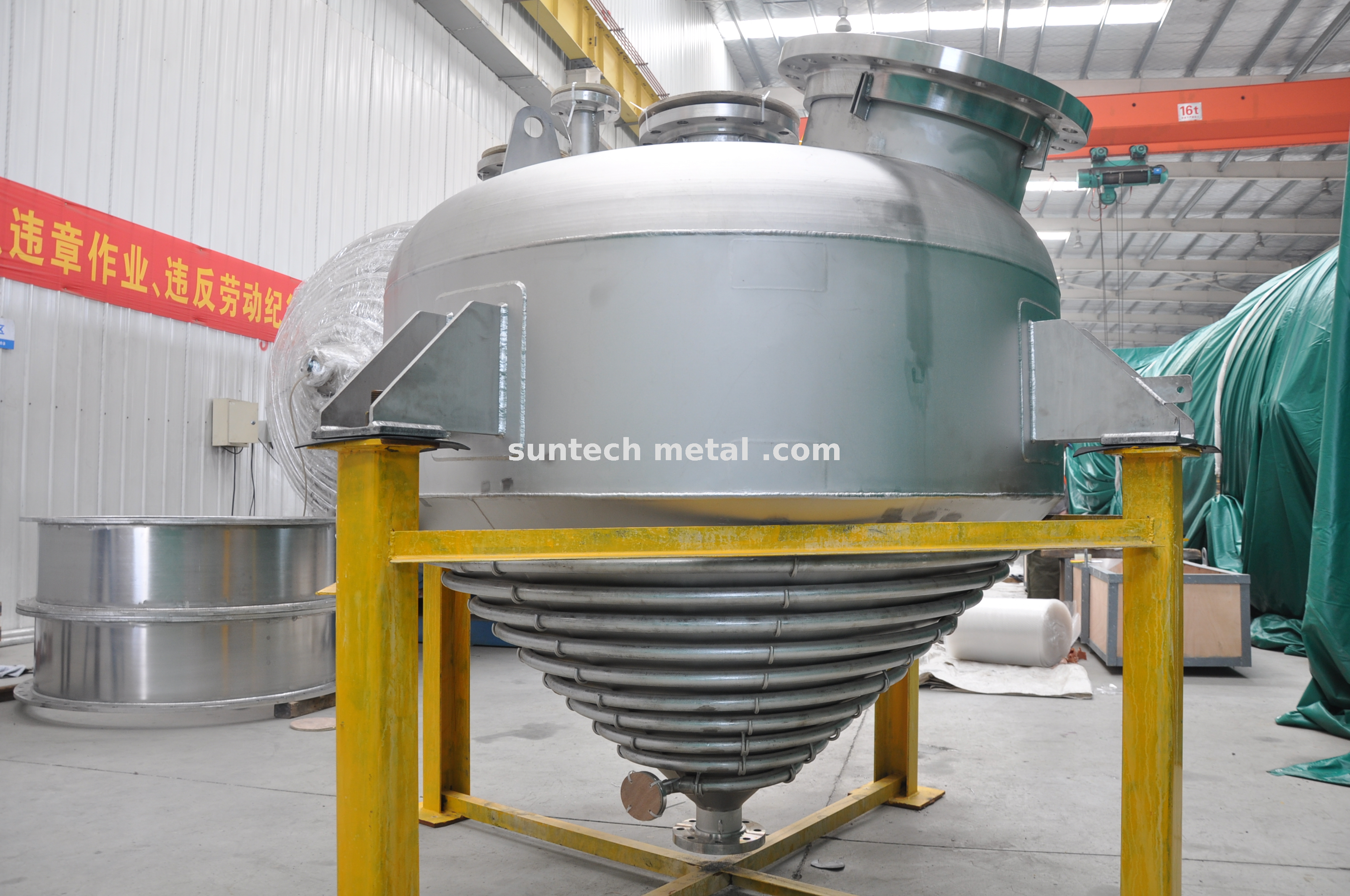 Helium ASME Titanium Pressure Vessel Heat Exchange