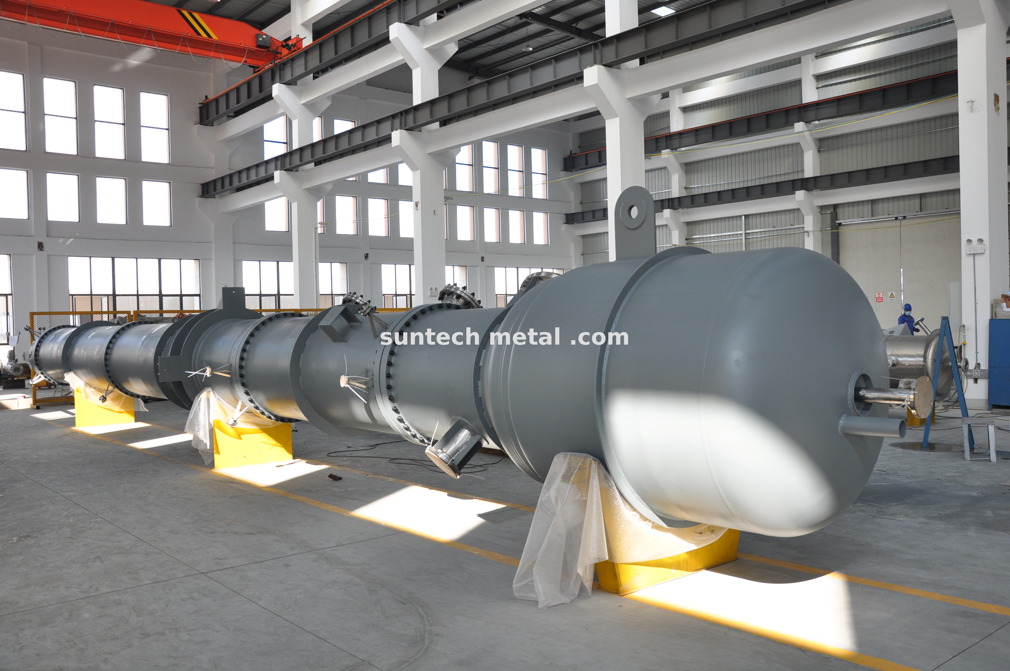 Exotic Metal GB Titanium Pressure Vessel Heat Exchange