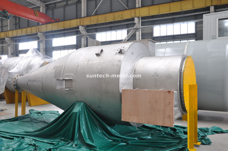 Exotic Metal PED Titanium Pressure Vessel Heat Exchange